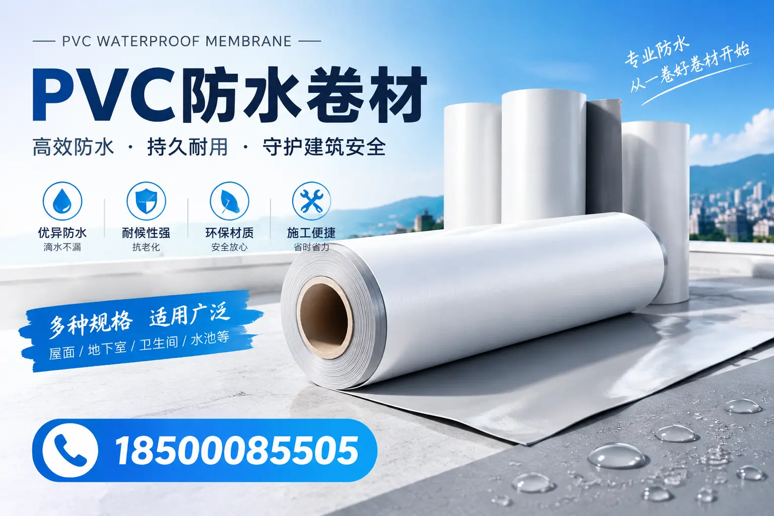 如何选择适合的PVC防水卷材?专家为您解答博尔塔拉的需求
